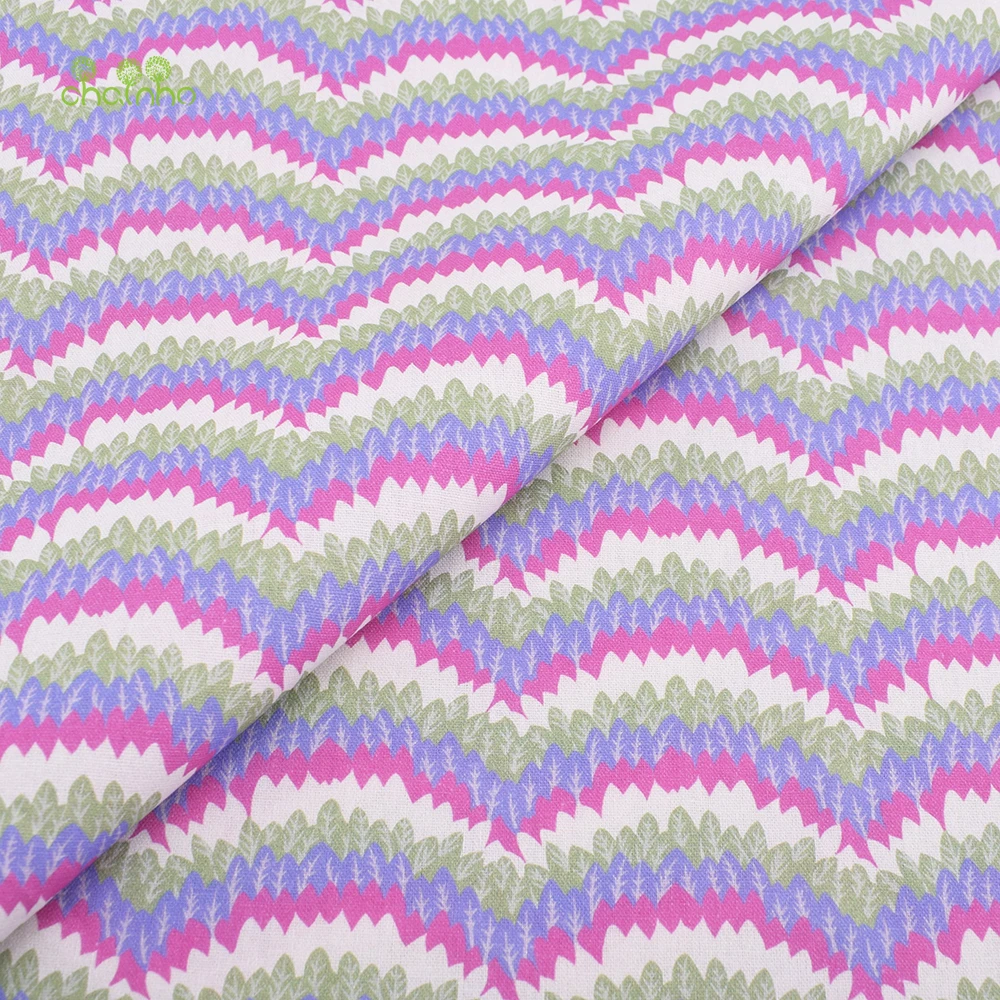 Chainho,Printed Plain Cotton Fabric,Patchwork Cloth,DIY Quilting Sewing Material,10 Bronzing Series Textile,20x25cm/Piece,15CT11