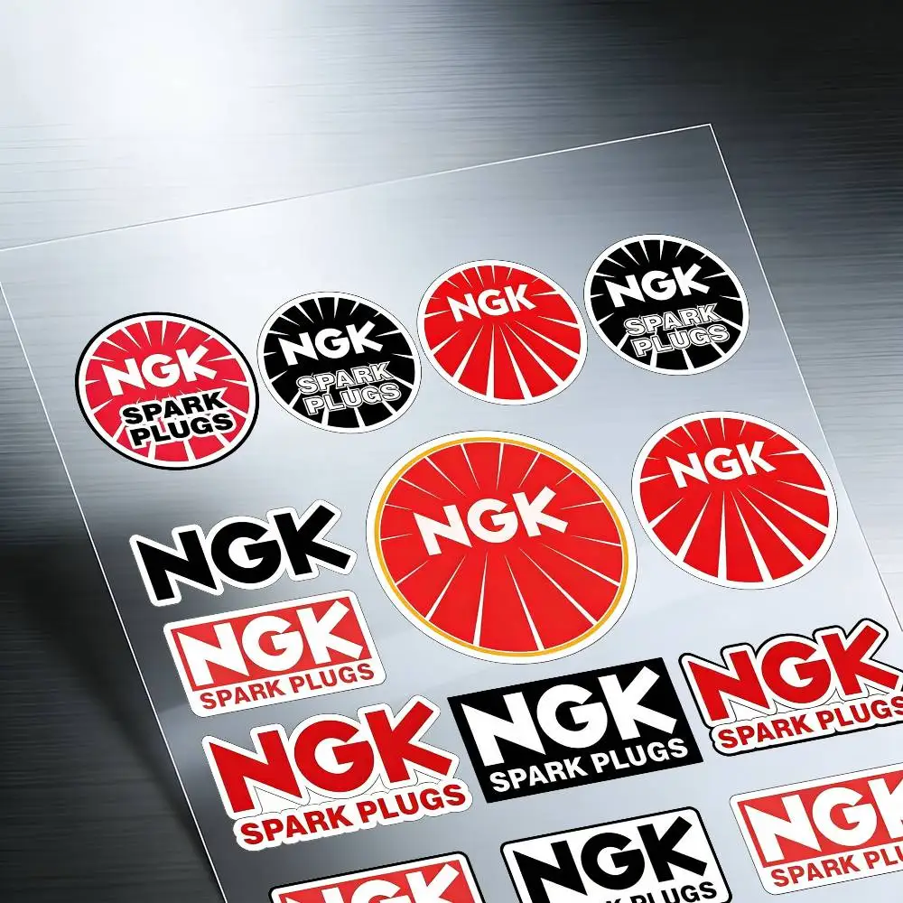 NGK 반사형 오토바이 스티커, 야간 어두운 곳에서 스쿠터 헬멧에 부착하는 3M 안전 경고 스티커