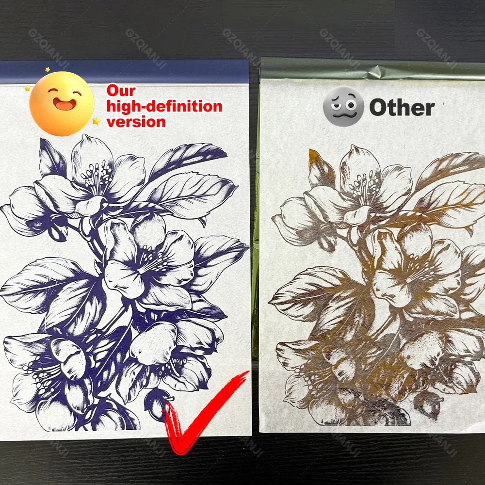 Portable Tattoo Printer Thermal Tattoo Stencil Maker A4 Bluetooth Line Photo Drawing Printing Copier HD Tattoo Transfer Paper