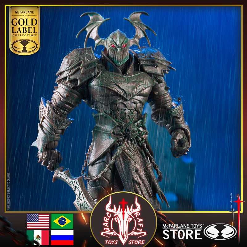 

Игрушки McFarlane MERCILESS (патина издание) Золотая этикетка DC Multiverse 7-дюймовая подвижная фигурка коллекция детских игрушек