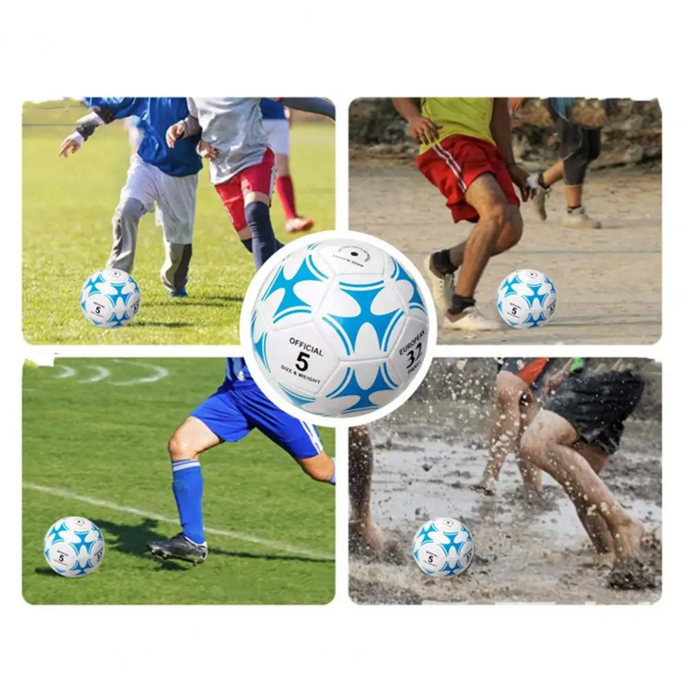 

Sports Football Waterproof Pvc Elastic Soccer Ball for Professional Training Competitions Size 5 Official Football for Adults