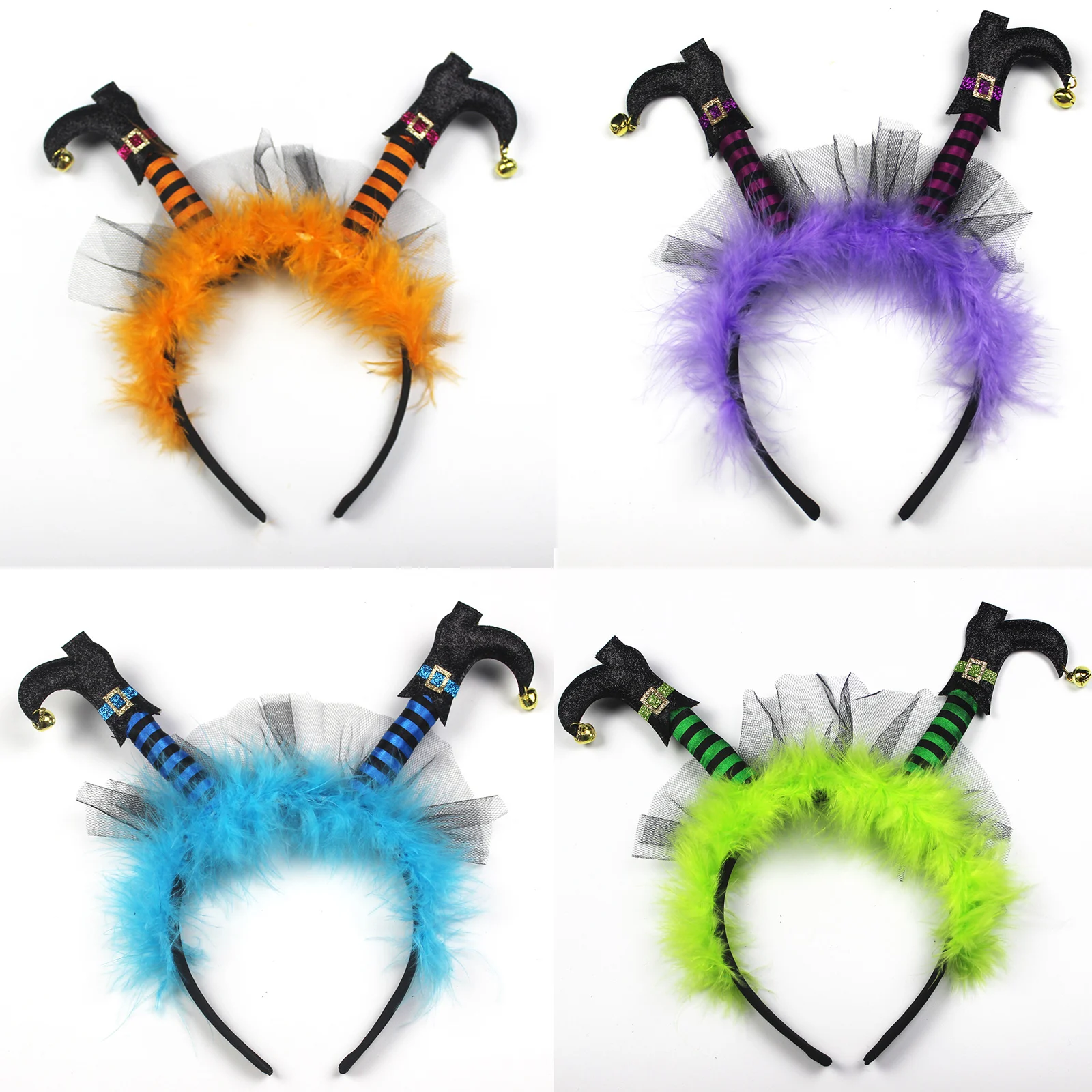 

Halloween Witch Foot Headband Holiday Prom Headband Witch Foot Headband Headpiece Kids Adults Masquerade Decoration