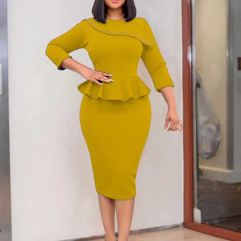 African Dresses For Women African Clothes Spring Half Sleeve Pencil Dresses Dashiki Ladies Clothing Ankara African Women Dress african wear