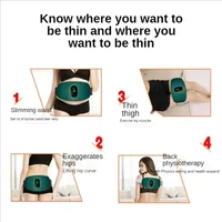 Rechargeable Body Slimming Machine Waist Belt Waist Fitness Massager Weight Loss and Body Shaping Instrument Constipation Relief 6