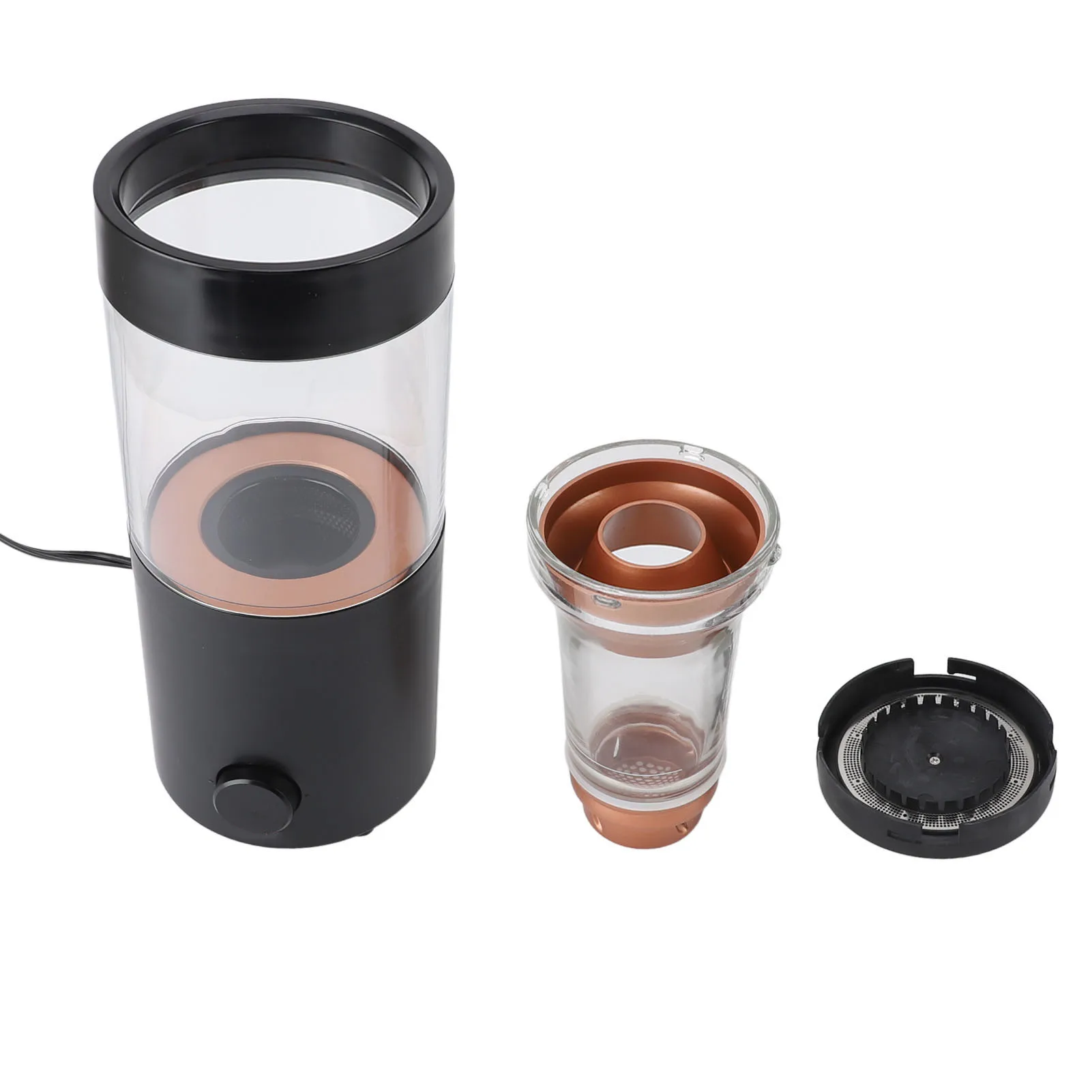 120V 1300W Stainless Steel Transparent Glass Automatic Coffee Bean Roaster Machine with Timer for Home coffee bean roaster coffee roaster machine
