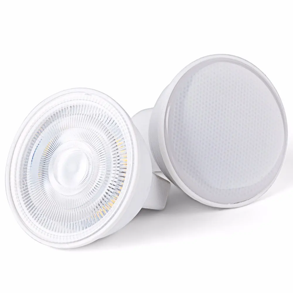 Led 6w COB 플라스틱 알루미늄 GU10 MR16 E27 E14 24/120 220v 차가운 따뜻한 화이트 홈 거실 스포트 라이트 교체