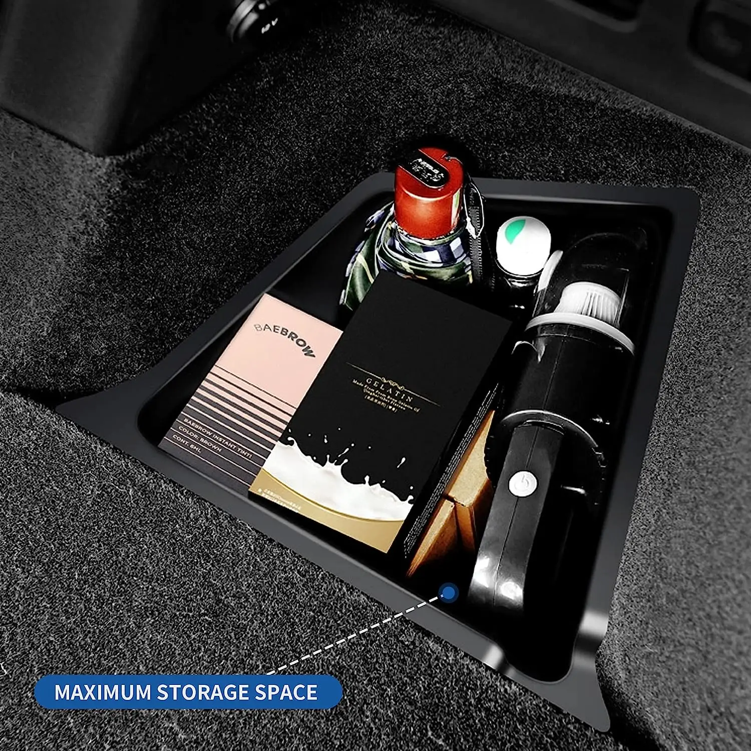 For Tesla Model 3/Y/X/S 2023 Car Trunk Storage Organizer Big Capacity  Tow-Tier Partition Waterproof Foldable Tidying Storage Box - AliExpress