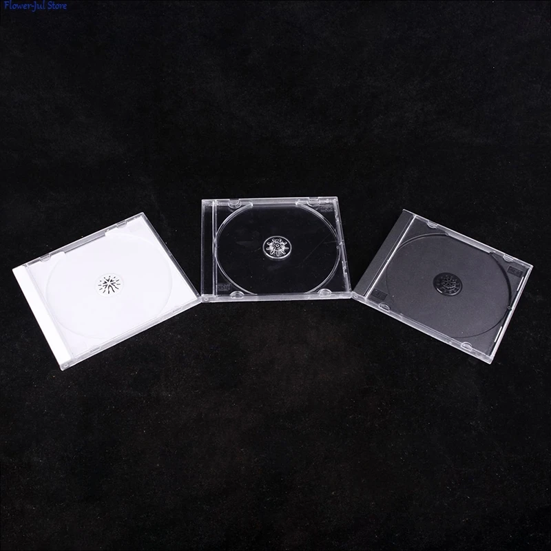 하이 퀄리티 투명 바닥 CD 박스 빈 CD 케이스, PP 플라스틱 CD 케이스, 용량 1-2 디스크