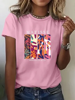 Henri Matisse Women  Print T-shirt Women's Harajuku Short Sleeve Casual Women's T-shirt Clothing Street Tees Aesthetic Clothes 1