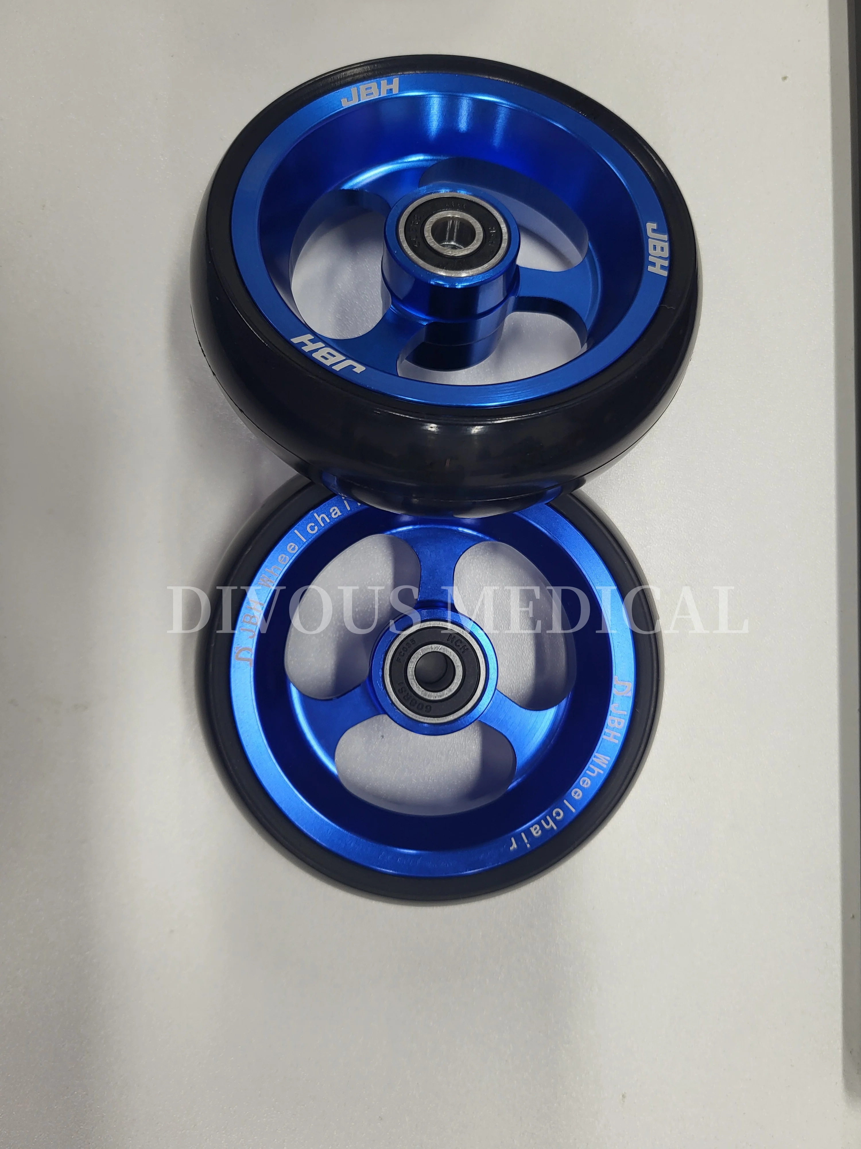 （A Pair）4 inches Front Wheel Assembly For Sport Wheelchair