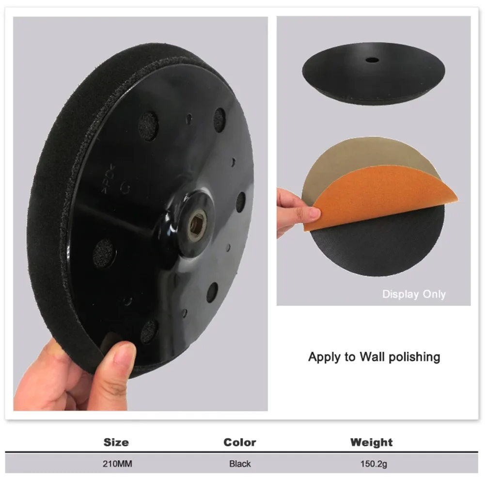 Plaque de support de polissage mural Non poreux, 9 pouces, 215mm