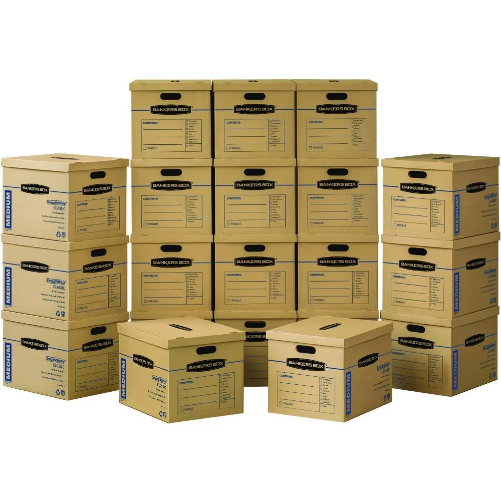 

Moving Boxes 18"L X 15"W X 14"H (Pack of 20), Excellent Choice of Strong Packing Boxes for Moving, Boxes for Packaging