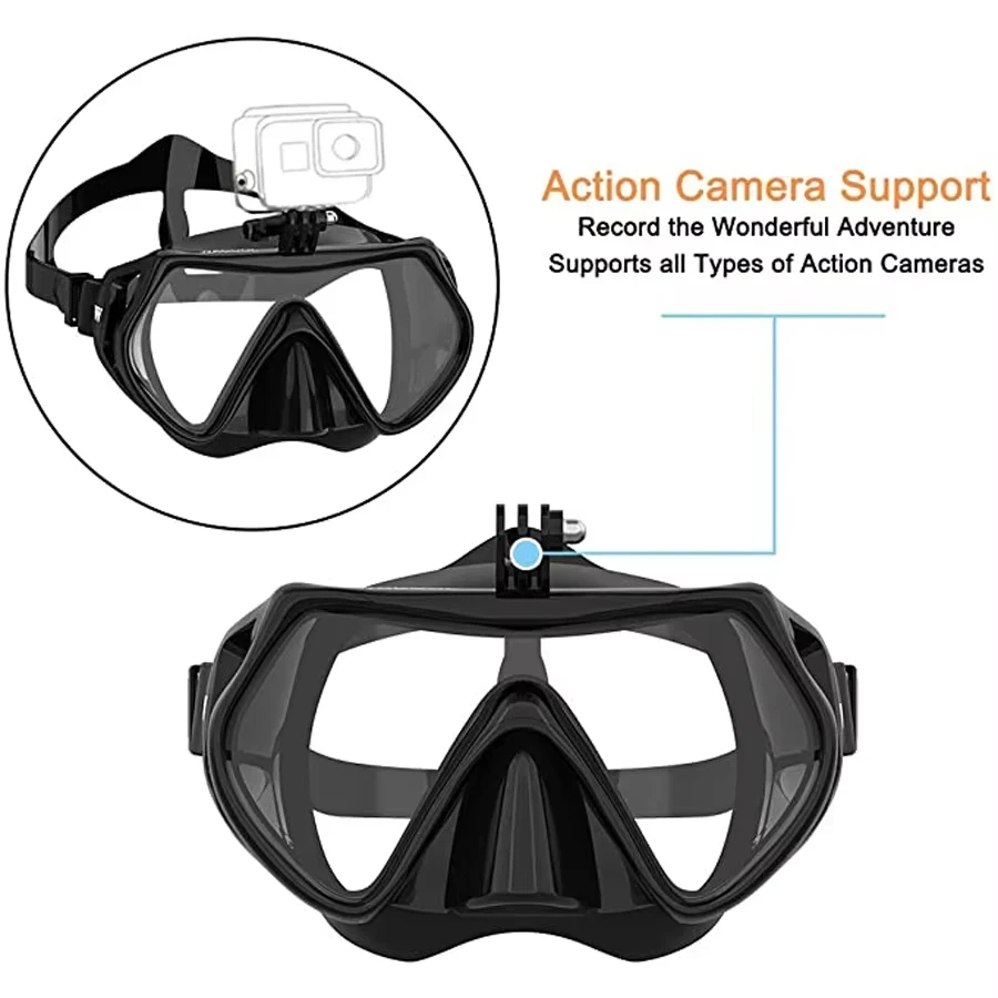 Scuba Diving Snorkel Equipment Mobile Ventilator Tankless Waterproof Portable Re