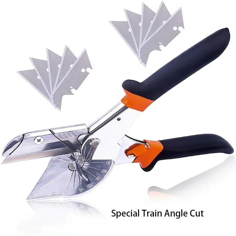 Multi-purpose Angle Scissors 45-135 Degree Wireway Multi-Angle Scissors Hardware Manual Wireway Scissors PVC Plastic Hand Tools 3