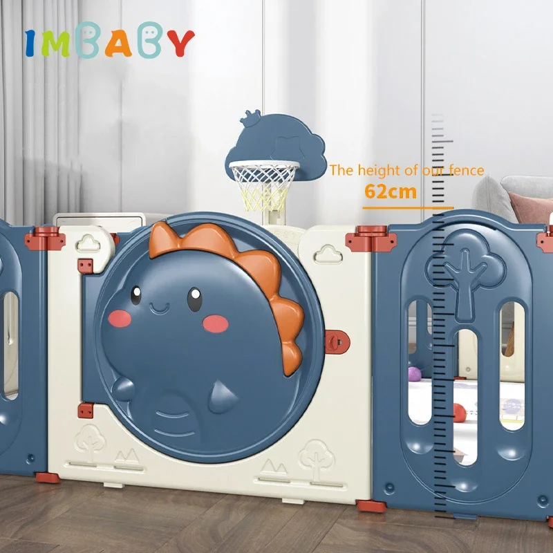 Children's Play Fence Folding Baby Indoor Home Crawling Pad Anti Guardrail Learning Walking Safety Fence Toy Retractable Ate