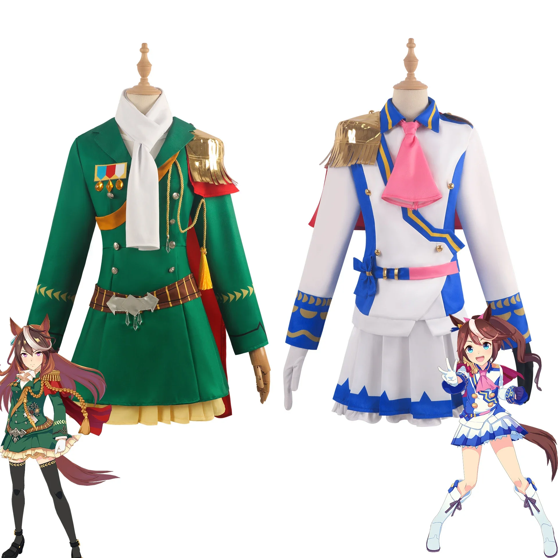 Anime Pretty Derby Tokai Teio Costume Cosplay Donna Ragazza Leien College Uniform Dress Tokai Teio Halloween Carnival Role Play