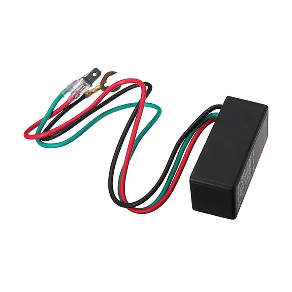 Clignotant Moto 12V GY6 Clignotant Rond à 3 Fils 12V, Relais Pour GY6 50-250cc, Motos, Scooters, Cyclomoteurs, ATV Flasher Rond Scooter ATV