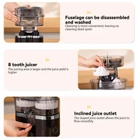 Mixeur-Blender Multifonction 200W Sans Balais à Double Bol – Mixeur Électrique pour Fruits et Préparateur de Milkshakes pour la Cuisine Domestique 6