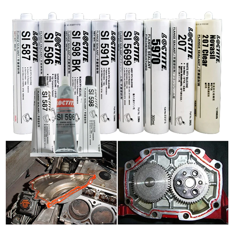 록타이트 596 598 5900 5699 수리 엔진 평면 밀봉 접착제 실리콘 고무 실란트 금속 파이프 본딩 밸브 오일 탱크 AliExpress