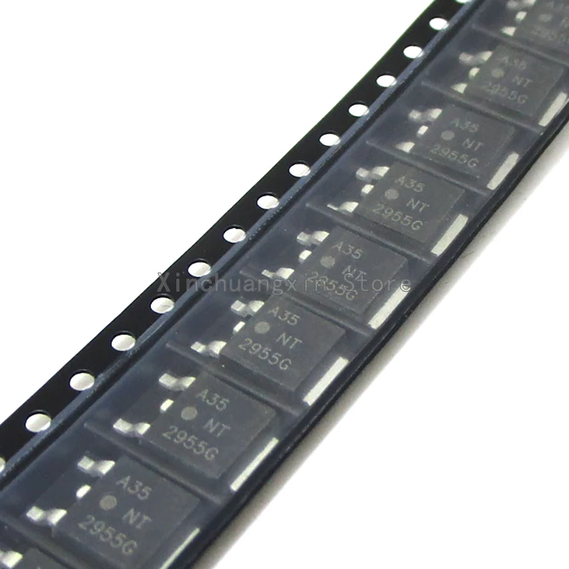 10PCS 2955G NTD2955G NTD2955T4G SMD TO-252 P-channel 12A 60V MOSFET field effect transistor