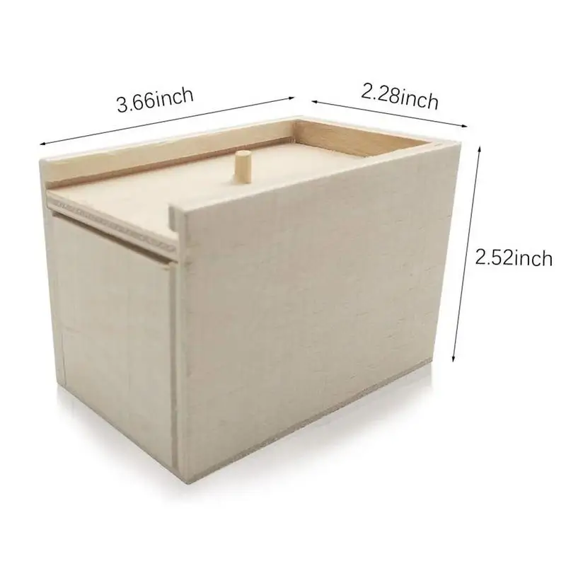 Prank Toys Joke Toys Tricky Toy Spider Box Rubber Spider Prank Box Handcrafted Wooden Surprise Prank Box