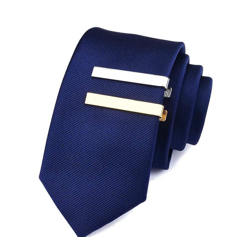 Tie clips Customization DIY Name Pattern 5.8*0.6cm Tie Clip For Men Steel Silver Color Gold Business Tie Pin Clasp Necktie