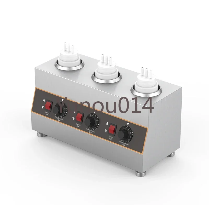 

Electric Sauce Chocolate Warmer Machine, Heating Cheese Fruit Jam Warming Machine, Dispenser Melter, 1, 2, 3 Bottles, 220V, 110V