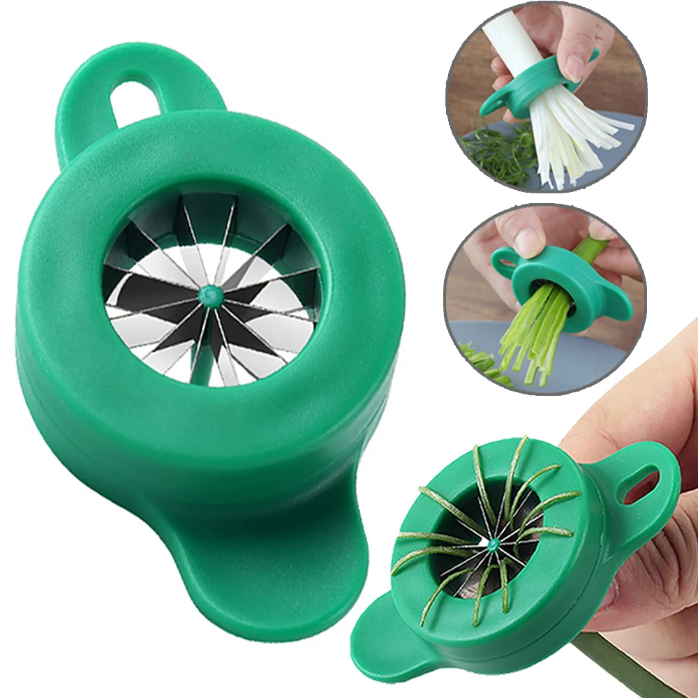 Onion Cutter Onion Flower Cutter Shredded Green Onion Shredder Slicer