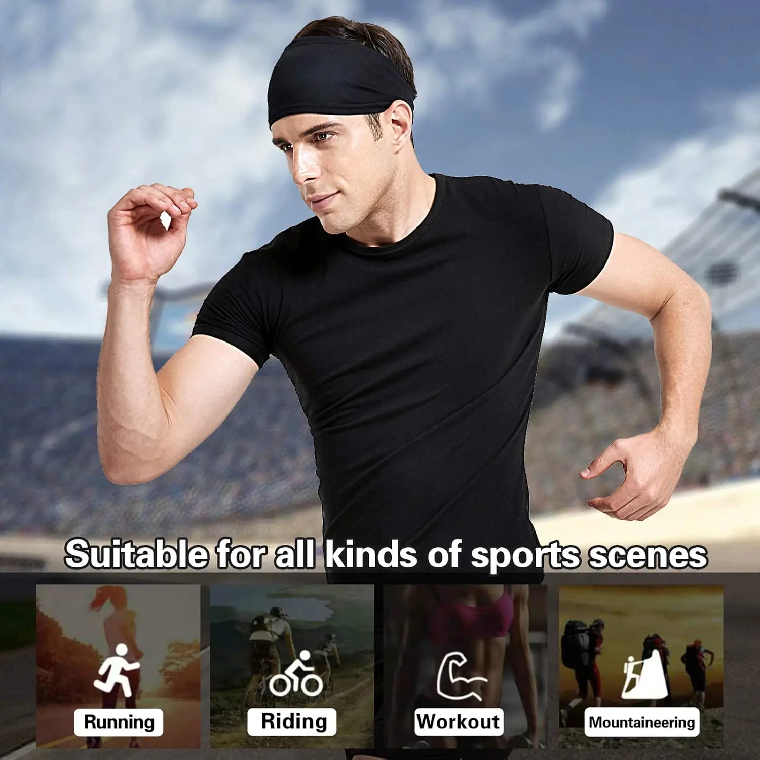 Sports Sweat Headband 2