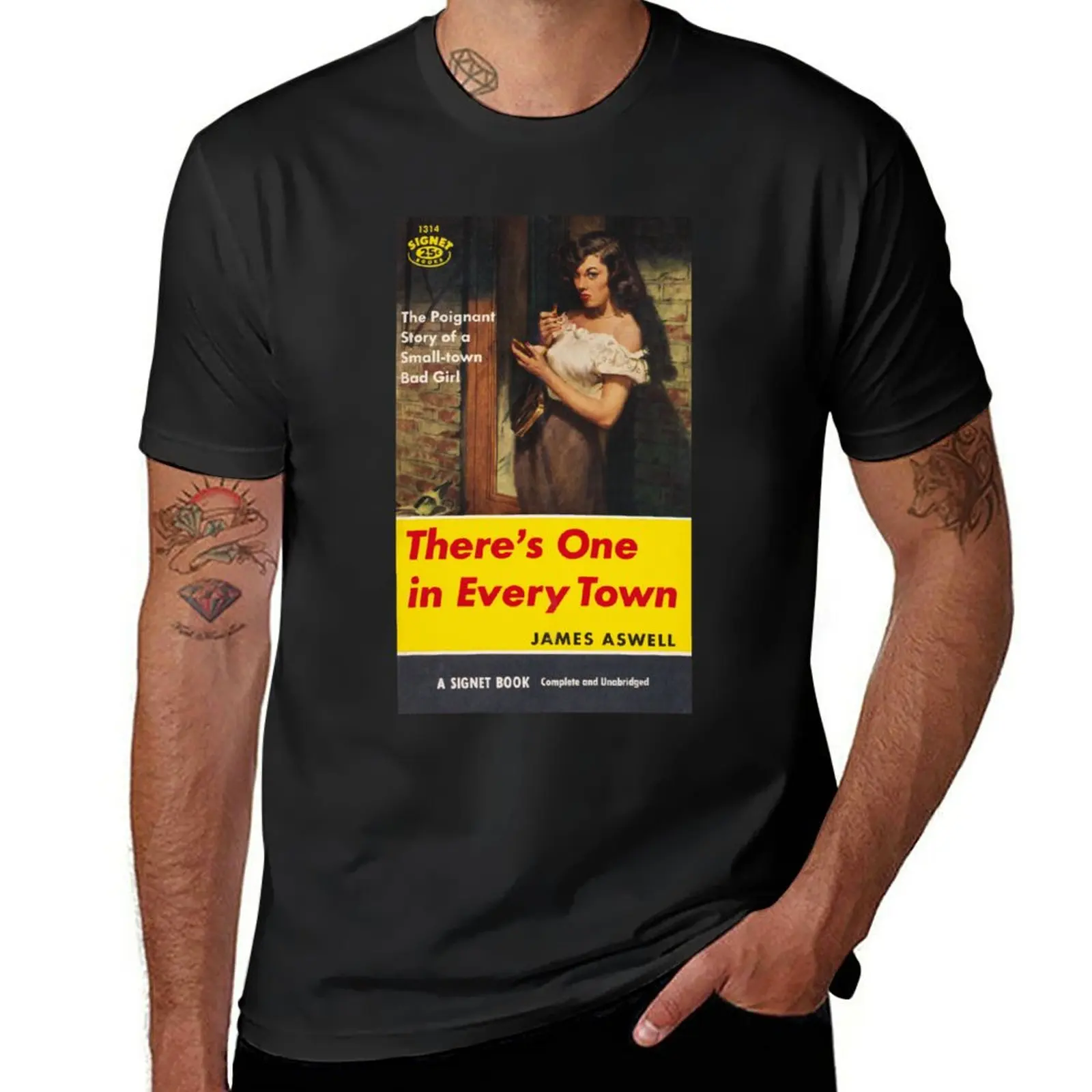 

New Vintage 1960's Softcore Sleaze Paperback Cover T-Shirt hippie clothes graphic t shirt men t shirts