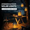 Solar Lantern Outdoor Lights Flickering Flame  Lights Hanging Solar Powered Lights For Garden Patio Deck Yard Pathway 1