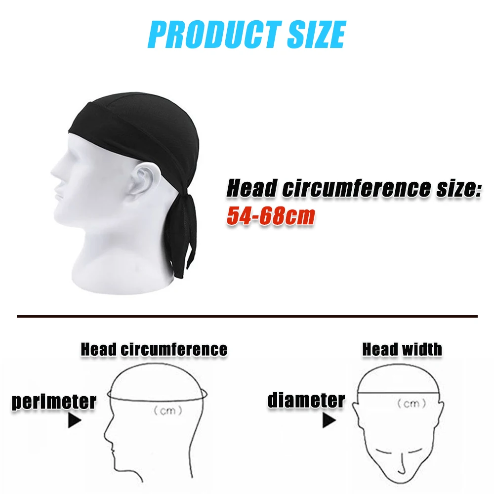 Bandana Headscarf Quick Dry Bandana UV Protection Headband Scarf Summer Men Running Riding Bandana Headscarf Hiking Running Balaclava Headscarf