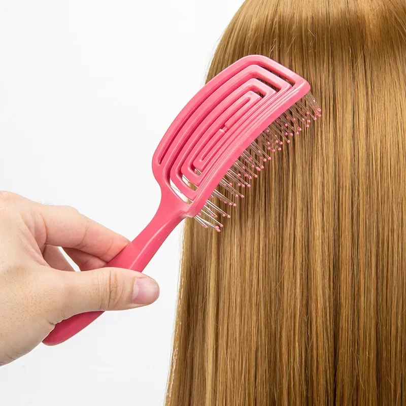 Girls Hair Scalp Massage Comb Hairbrush Bristle Nylon for Women Wet Curly Detangle Hair Brush Salon Hairdressing Styling Tools hair comb,curly hair brush,hair styling tools,hair brush comb
