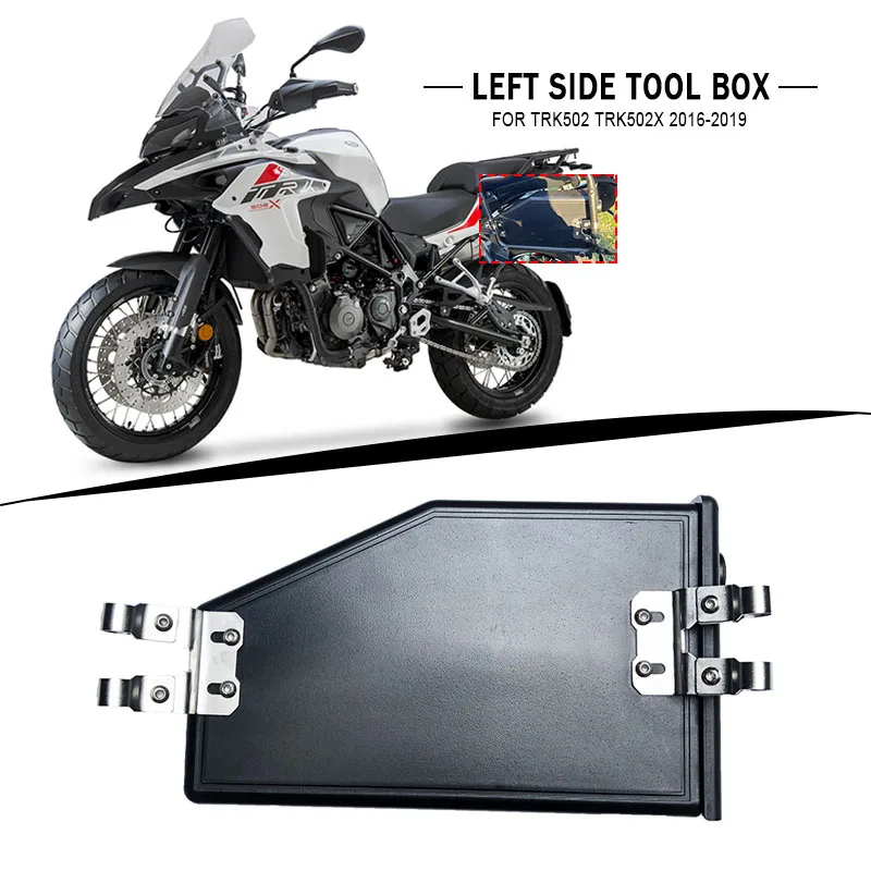 

Motorcycle Plastic Decorative 5 Liters Tool Box Fit For Benelli TRK502 TRK502X TRK 502 TRK 502X 2016 2017 2018 2019 Toolbox