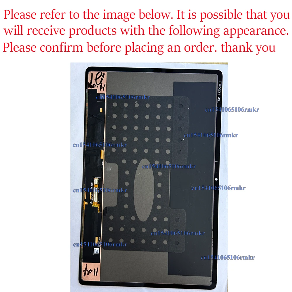 Lenovo Xiaoxin Pad Pro 2021 ディスプレイデジタイザ Tablet LCD For Lenovo Xiaoxin Pad PRO 12.7 Inch Tb372fc