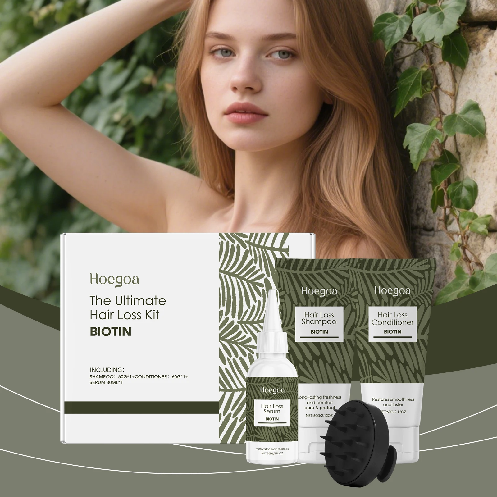 Nourishing Hair Care Set- A Daily Hair Care Set for Hydrating & Smoothing Hair Strands, Nourishing Scalp and Refreshing Scalp