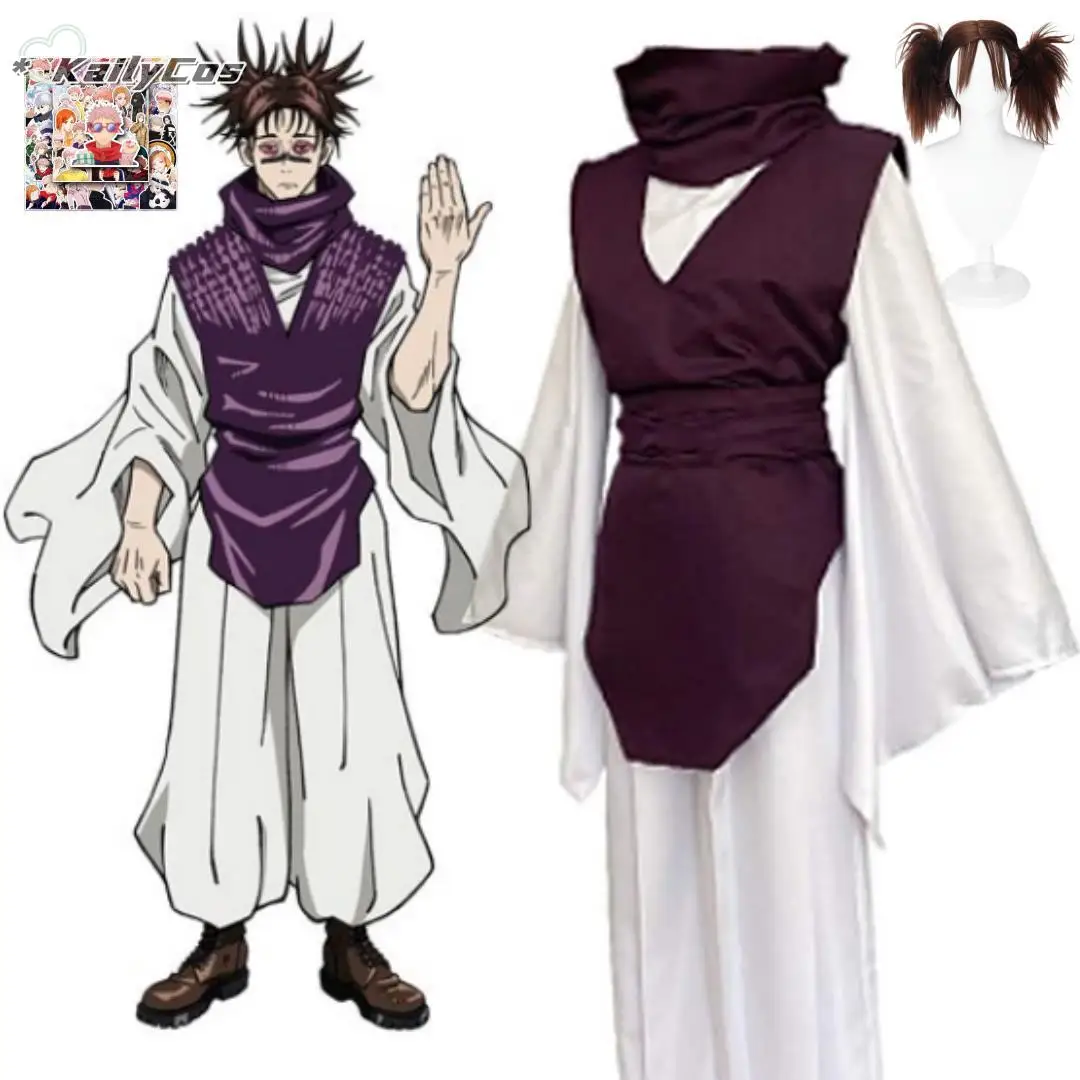 

Choso Chōsō Cosplay Top Pants Set School Uniform Anime Jujutsu Kaisen Cosplay Halloween Party Kimono Top+Vest+Pants Costumes