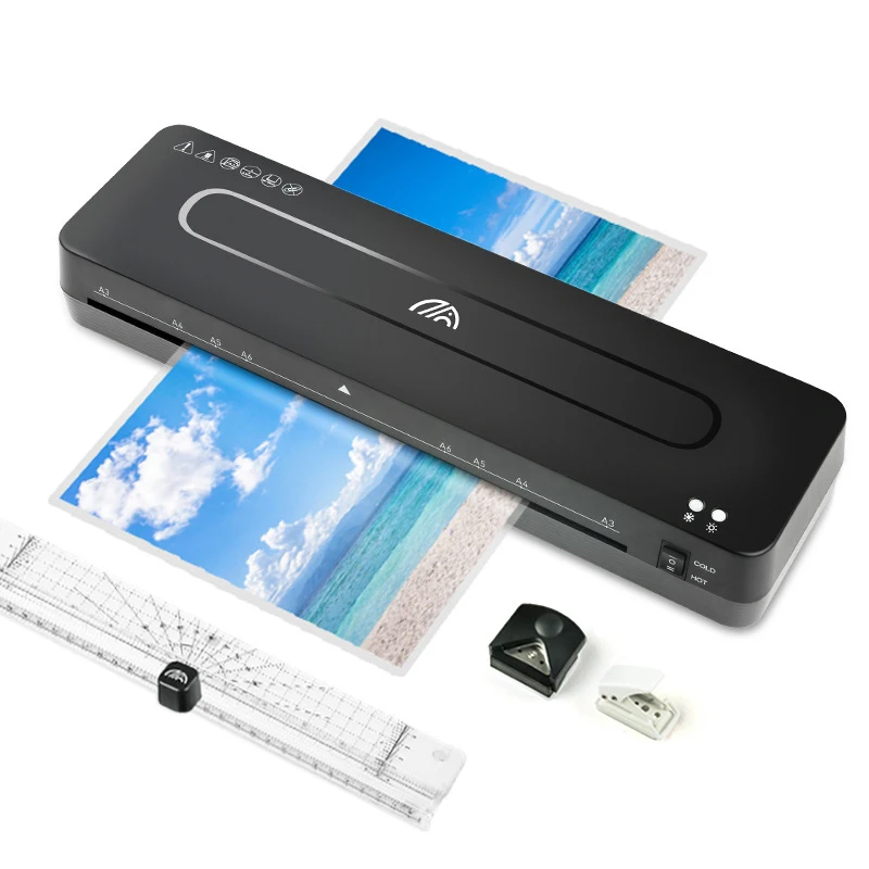 Tanio A3 profesjonalny Laminator 2w1 gorący i Laminator na zimno sklep