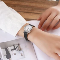 Fashion Small Dial Women's Watch Casual Leather Band Ladies Quartz Wristwatches 5
