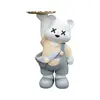 Light Luxury Violent Bear Large Floor-standing Ornament, Piggy Bank Tray Bear Decoration, Home Furniture Housewarming Gift 6