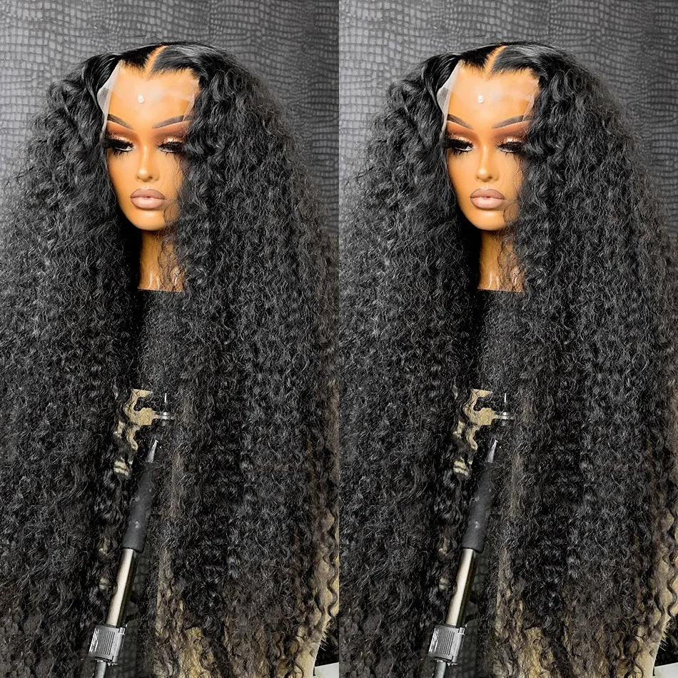 13x6 HD Lace Frontal Wig Deep Wave 13x4 Lace Front Human Hair Wig Brazilian Curly Human Hair Wigs For Women Pre Plucked 200% human hair wig lace front wig human hair wigs front lace wig