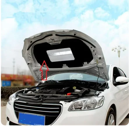 Sound proof mat Sound insulation mat Soundproofing cotton Sound insulation cotton dedicated engine noise insulation cotton insulation cotton trunk lid 2014- for Peugeot 301 FOR Citroen Elysee Front+Rear