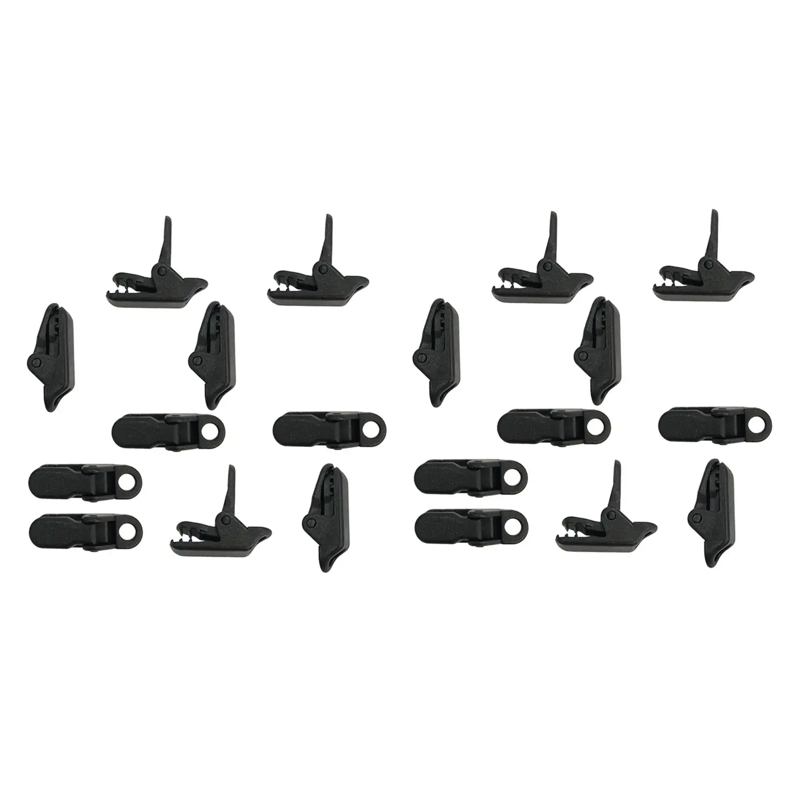 

20pcs Tarp Clips Canopies Fasteners Canopy Buckles Tent Clips With Hole