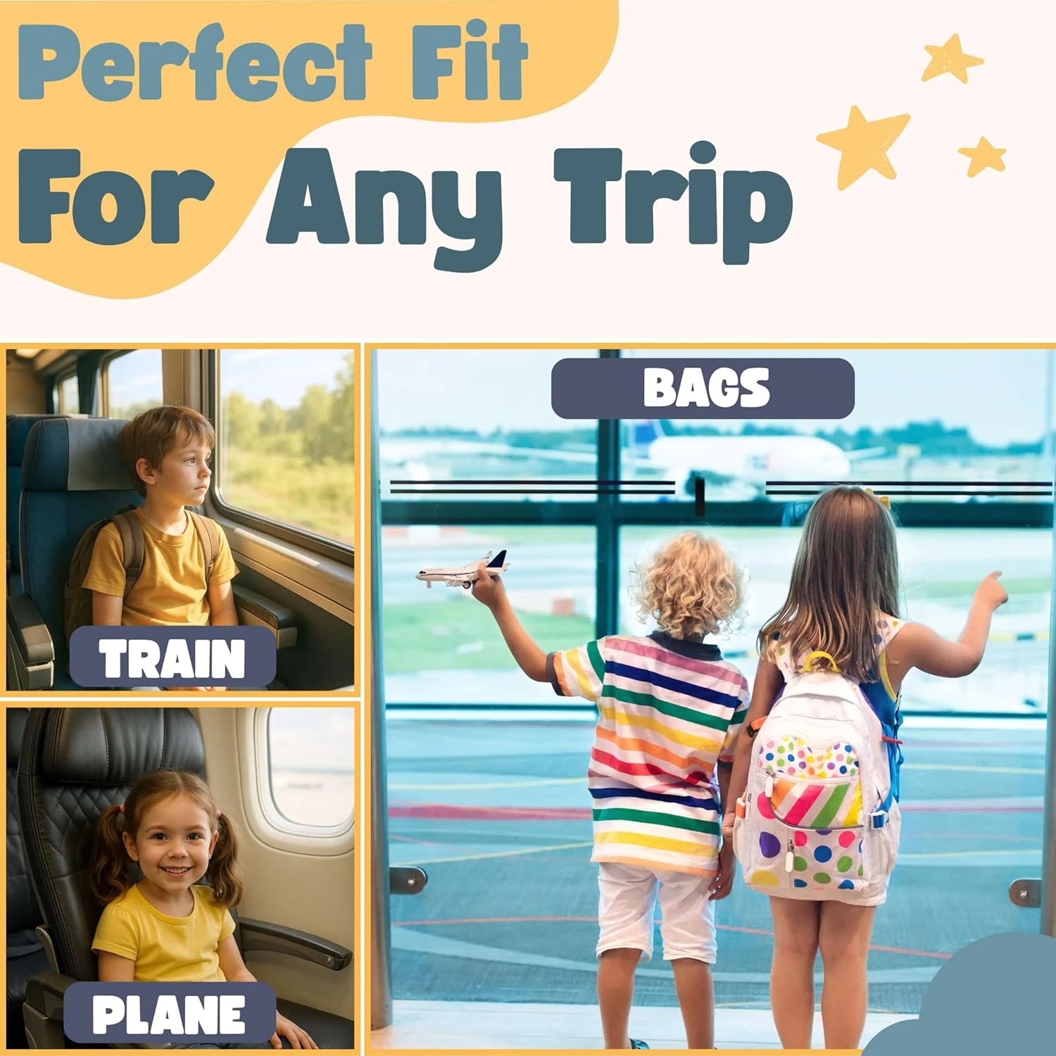 Kids Car Neck Pillow with Seat Belt Safety Sleep Aid Prevent Leaning Head Back Seat Sleeping Comfort During Long Distance Trave