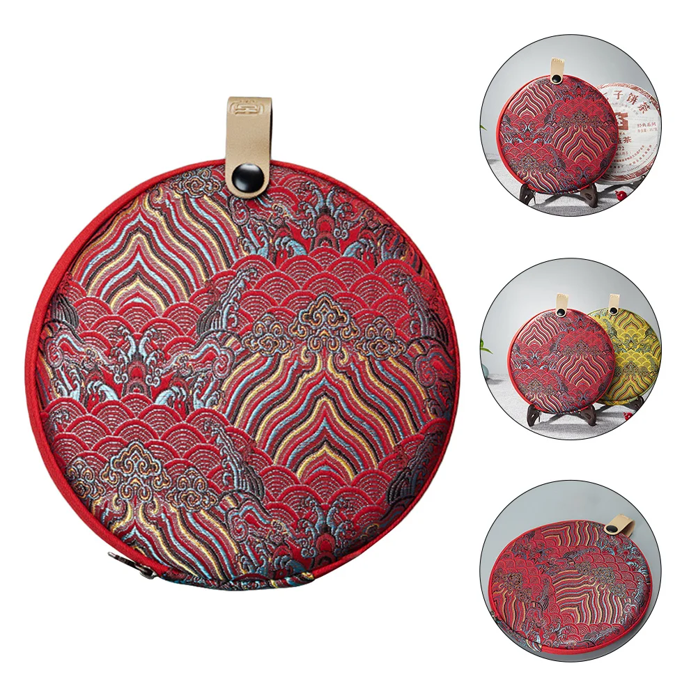 Tea Cake Storage Bag Puer Chinese Containers for Cakes Packing Box Erh Bags Cloth Puerh Holder Travel