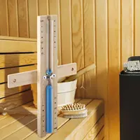 1pcs Sauna 15 Minute Hourglass Sand Timer Wooden Clock Rotating Sandglass For Sauna SPA Room High Heat And Steam Resistance 1
