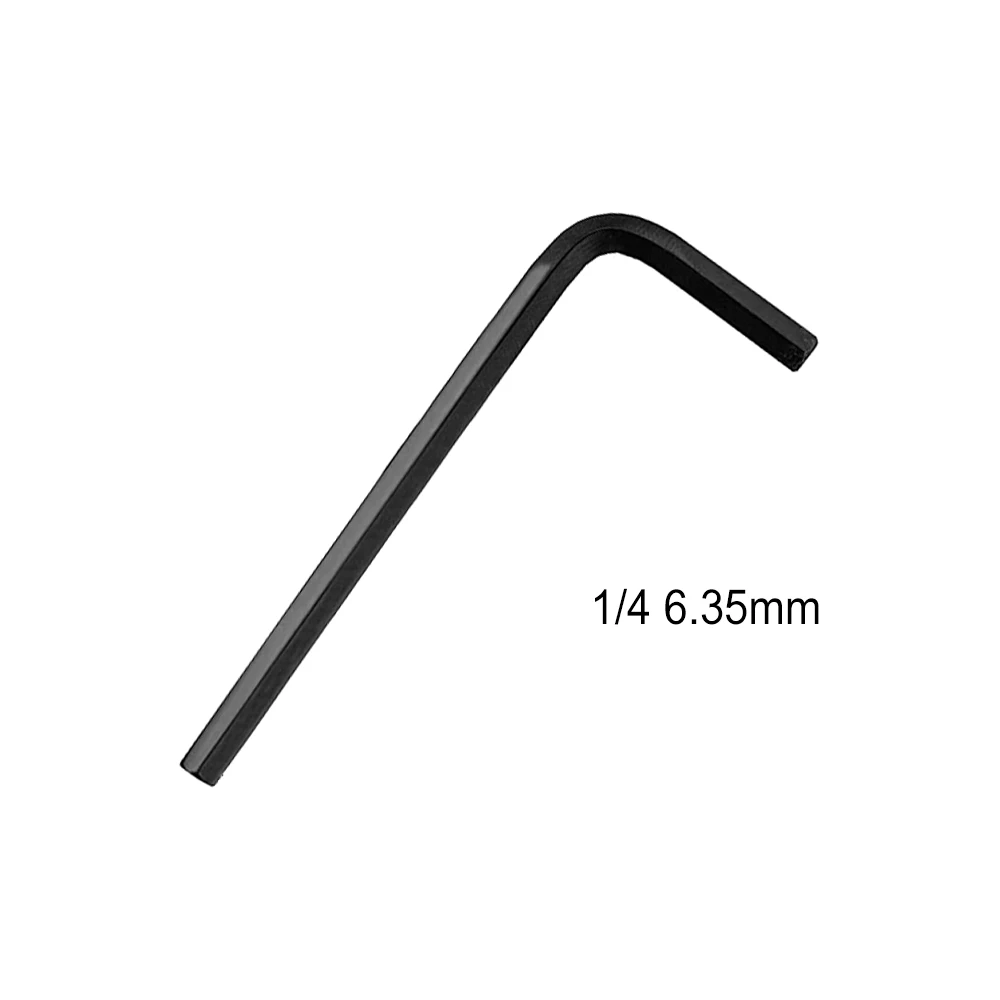 

1/4 6.35mm British Internal Hexagon Spanner Hex Key Allen Wrench L Shape Precise for Bicycle Automobile Motorbike 100pcs/lot