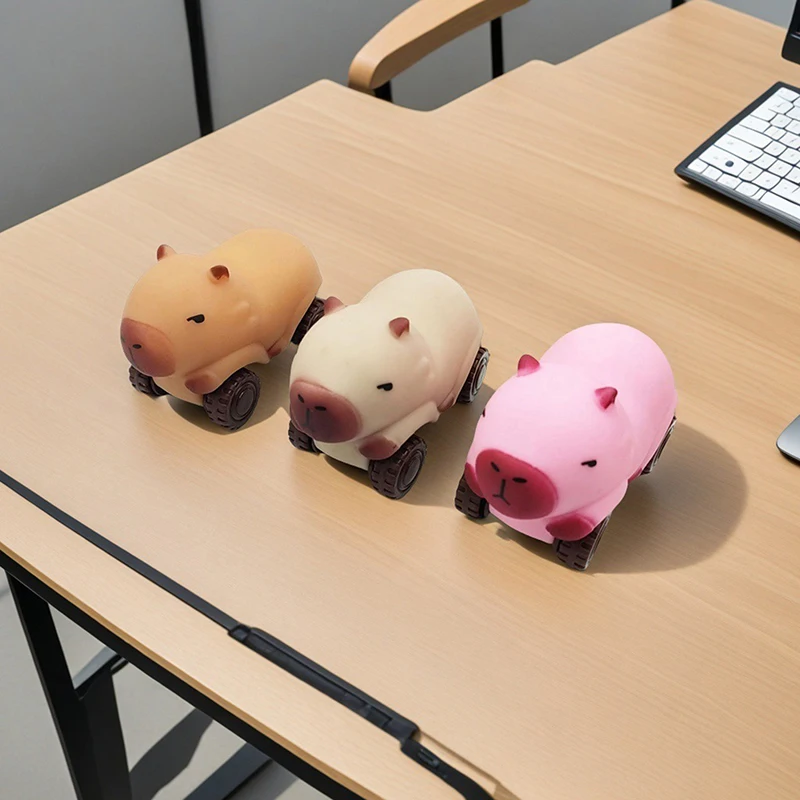 Decompression Capybara Stretching Car Unique Four Wheeled Stretchable And Playable Transformation Toy Cars Children's Gifts 3