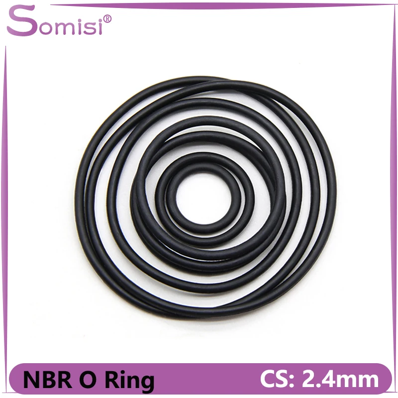 Wire Dia. CS 0.5mm Oil Resistant NBR Nitrile Butadiene Rubber O-Ring - Foto 3