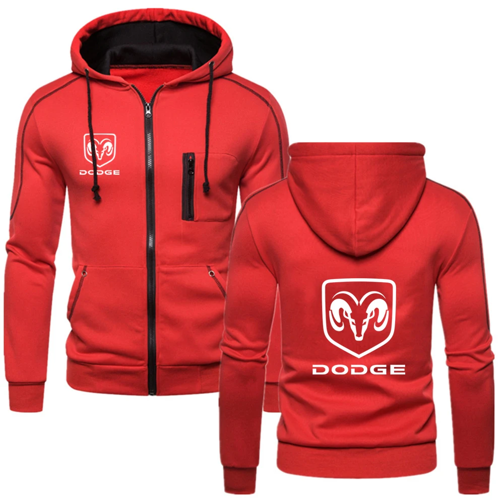 

Мужской Свободный пуловер Dodge, Однотонный свитер с капюшоном, универсальный, Осень-зима 2023